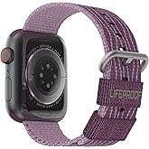 LifeProof Watch Band for Apple Watch Series 8/7/6/SE 2nd gen/SE 1st gen/5/4/3-42mm/44mm/45mm, Replacement Soft Touch Strap for Apple Watch, Sustainably made, Purple