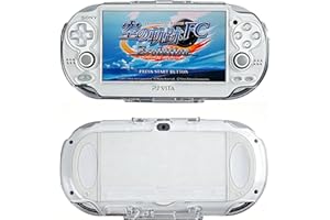 RDFJ Vita 1000 Full Cover Skin Crystal Clear Hard Case for PSVita1000