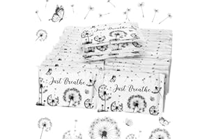 Geyee 50 Packs Facial Tissue Travel Packs Disposable Pocket Tissues for Wedding Guest Travel School Purse Home Supplies, 500 Sheets 3 Ply(Dandelion)