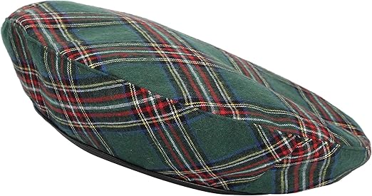 tartan beret hat