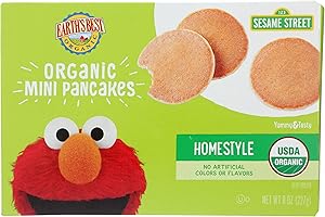 Earth's Best Sesame Street Organic Homestyle Mini Pancakes, 8 oz Box