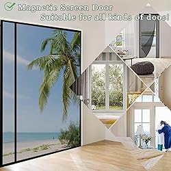 Magnetic Screen Doors Patio 75x205cm Heavy Duty