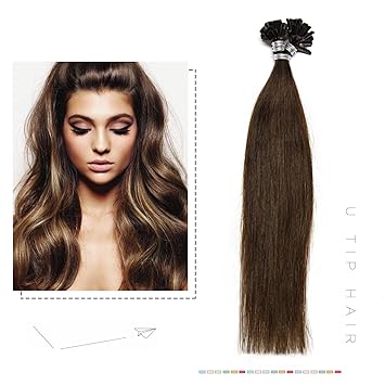 Amazon Com Vlasy 12inch 25g U Tip Human Hair Extensions 25g 50s