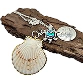 Sea Turtle Rear View Mirror Charm - Beach Car Accessories - Sea Shell Car Charm - Mother's Day Gift for Beach Lover