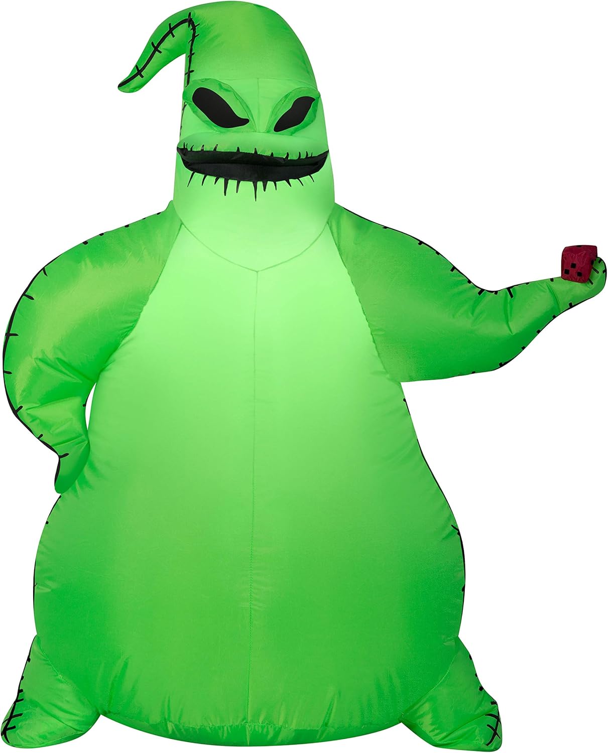Outdoor Holiday Decorations - Gemmy 3.5ft Airblown Inflatable Green Oogie Boogie Disney
