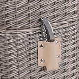 Red Hamper Insulated Bottle Carrier 2 Bottle Willow Cooler with Strap view 3