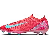 Nike Mercurial Vapor 16 Elite FG Low-Top Soccer Cleats (FQ1457-800, Ember Glow/Aurora Green)