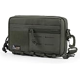 Mardingtop 600D/Cordura Tactical Molle Utility Pouch, Small Military Admin EDC Tool Organizer Bag