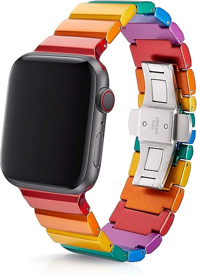 rainbow apple watch band 38mm