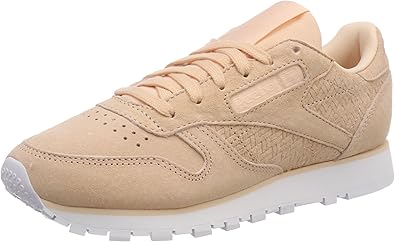 classic leather woven emb