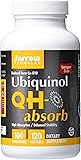 Jarrow Formulas Ubiquinol QH-Absorb, High Absorption/Enhanced Stability, 100 mg, 120 Softgels