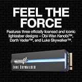 Seagate FireCuda Lightsaber Legends 1TB M.2 NVMe PCIe Gen4 SSD RGB LED view 2