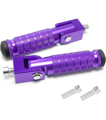 Amazon.com: Mokuo CNC Foldable Motorcycle Foot Pegs in Aluminum