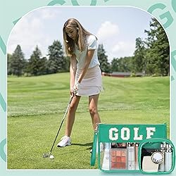 BuyCard 2 Pcs Golf Gifts Cosmetic Makeup Bag with
