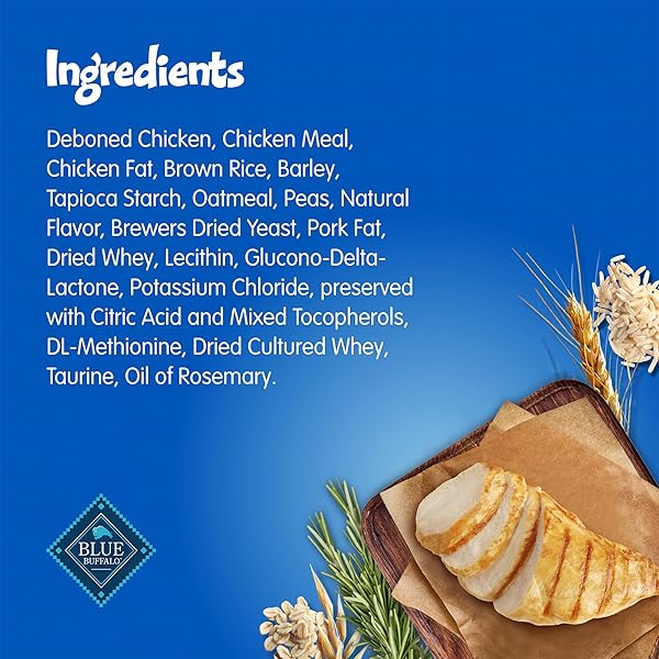 BLUE BUFFALO BURSTS CRUNCHY & CREAMY CAT TREATS, GREAT FOR TRAINING, PAW-LICKIN’ CHICKEN, 12-OZ. TUB