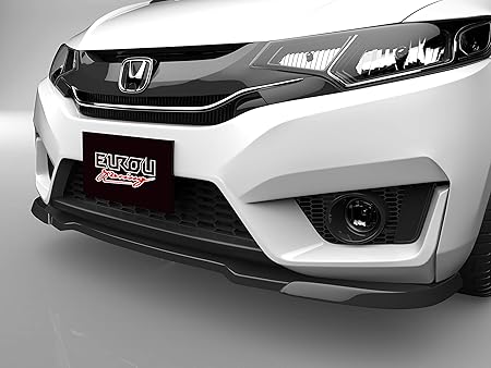 Amazon Eurou フィットハイブリット Gp5 Gp6 前期 フロントアンダースポイラー 国産エアロパーツ 保証付き フロントスポイラー 車 バイク