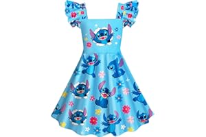 Marcobey Girls Cartoon Hooded Jacket Casual Zip Up Clothes for 6-14 Years Kids