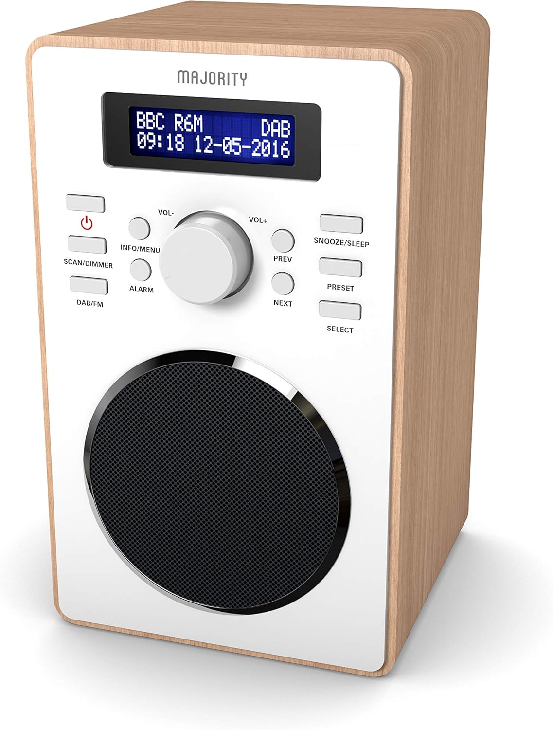 Majority Barton II Radio numérique Dab/Dab+ Radio FM Amazon.fr High