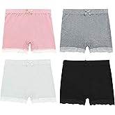 Girls Lace Shorts Under Dress Dance Bike Shorts for Playground Gym Sports
