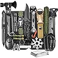 Gifts for Men Dad Husband Fathers Day, Survival Gear and Equipment kit 21 in 1, Professional Cool Gadgets Stuff Tactical Tool, Gift Ideas for Him Son Daughter Emergency Hunting Outdoors Camping Hiking