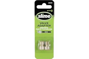 Slime 20270 Presta to Schrader Valve Adapter - 2 Pack