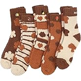 Lymeappse Fuzzy Socks for Women, Cozy Warm Fluffy Slipper Socks Plush Winter Socks for Gifts & Stocking Stuffers, No Shedding