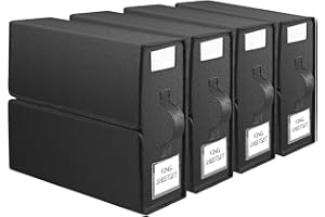 BIKTIC SheetCube Bed Sheet Organizers and Storage,4 Pack Sheet Folder Organizer (Queen or King Size), Linen Closet Organizer for Bedding Sheets,Duvet Covers and Pillow cases,Black…