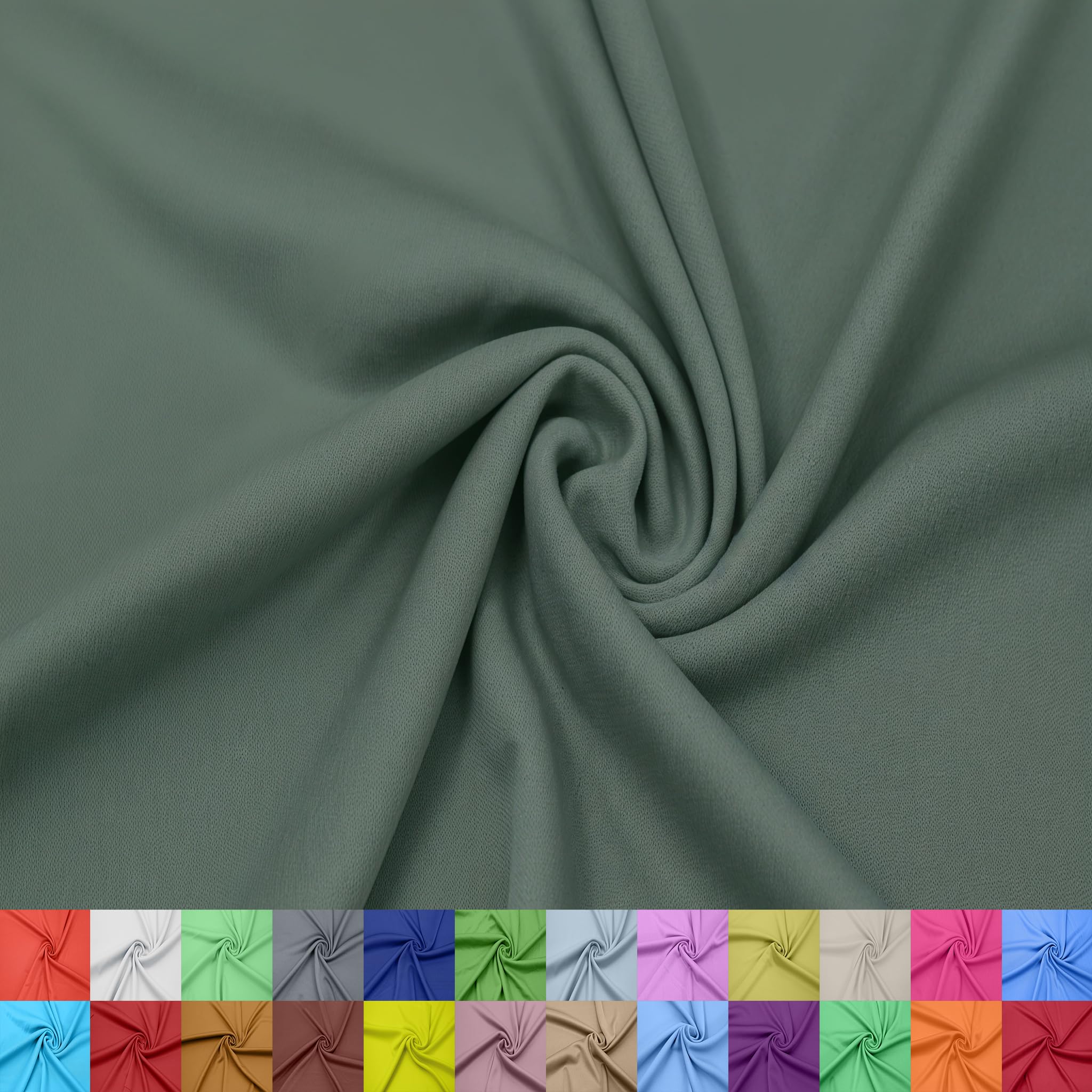 Texco Inc 60" Wide 100% Polyester Interlock Lining