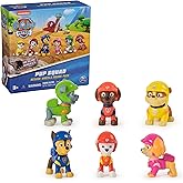 PAW Patrol: Rescue Wheels, 6-Piece Pup Squad Action Figure Gift Set, Under 2-Inch Figures, Kids Toys for Boys & Girls Ages 3 