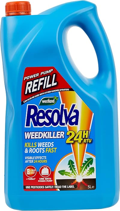 Resolva 24H Ready To Use Power Pump Weed Killer Refill 5 Litre