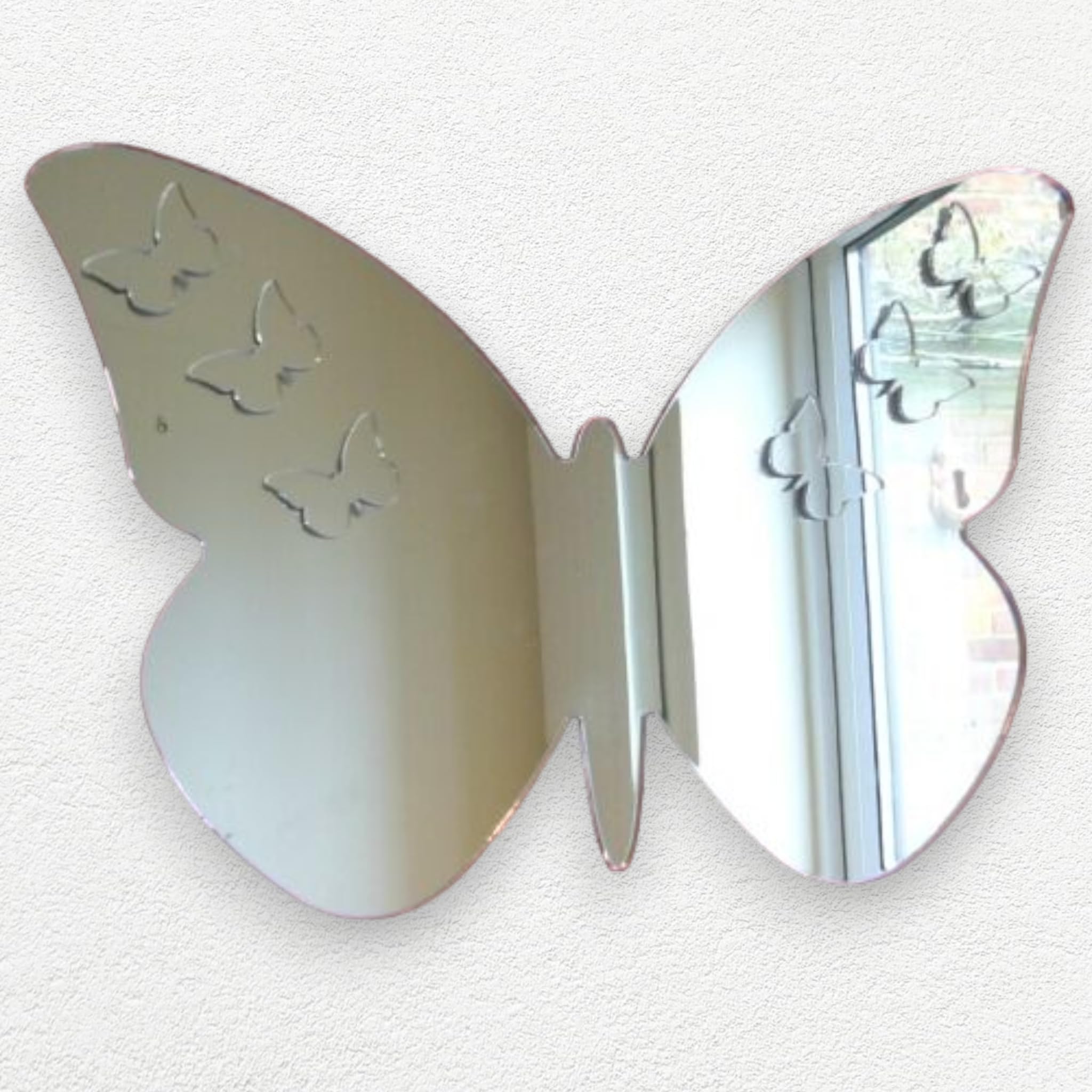 Super Cool Creations Butterflies on Butterfly Mirrors - 60cm x 40cm