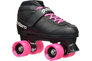 Epic Skates 2016 Super Nitro 6 Indoor/Outdoor Quad Speed Roller, Pink