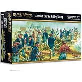 Warlord Games American Civil War: American Civil War: Artillery Battery Set | Hobby Figures &amp; Accessories, 28mm Miniatures for Tabletop Wargaming