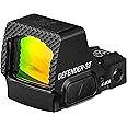 Vortex Optics Defender-ST Micro Red Dot Sights - Motion Activation with Auto-Shutoff, DeltaPoint Pro Footprint, Top Mount Battery, Fast-Rack Texturing - Unlimited, Unconditional Warranty