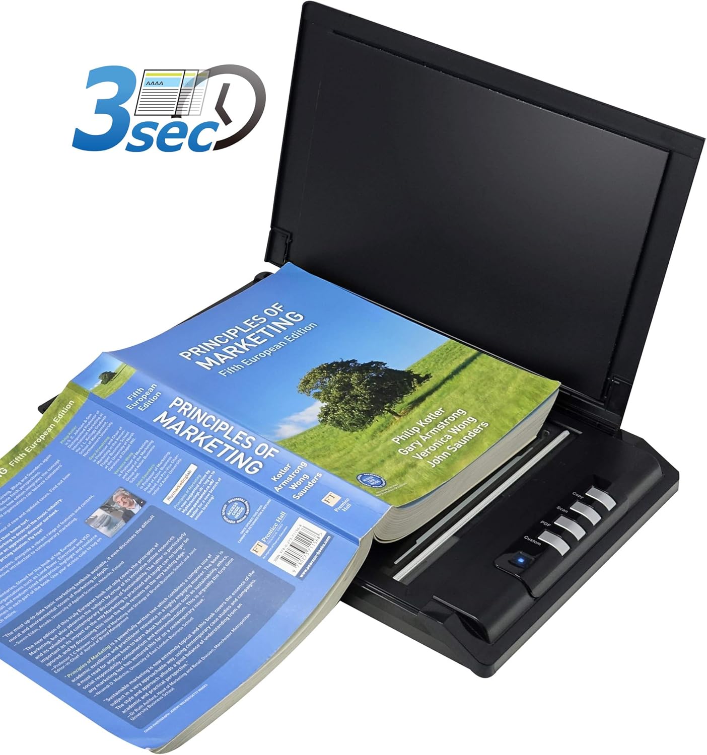 Plustek OpticSilm 2680h - High Speed Flatbed Scanner, 3sec Fast scan Speeds. Compact Design for Home and Home Office. Support Windows and Twain: Electronics