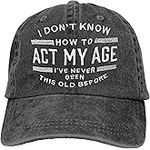 RNFENQS Funny Retirement Birthday Gifts for Men Vintage Baseball Cap Cotton Dad Hat