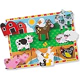 melissa and doug peek a boo touch and feel puzzle