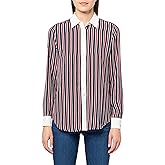 Tommy Hilfiger Womens Stripe Button Down Shirts