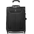 Travelpro Maxlite 5 Softside Expandable Upright 2 Wheel Carry on Luggage, Lightweight Suitcase, Men and Women, Black, Carry On 20-Inch