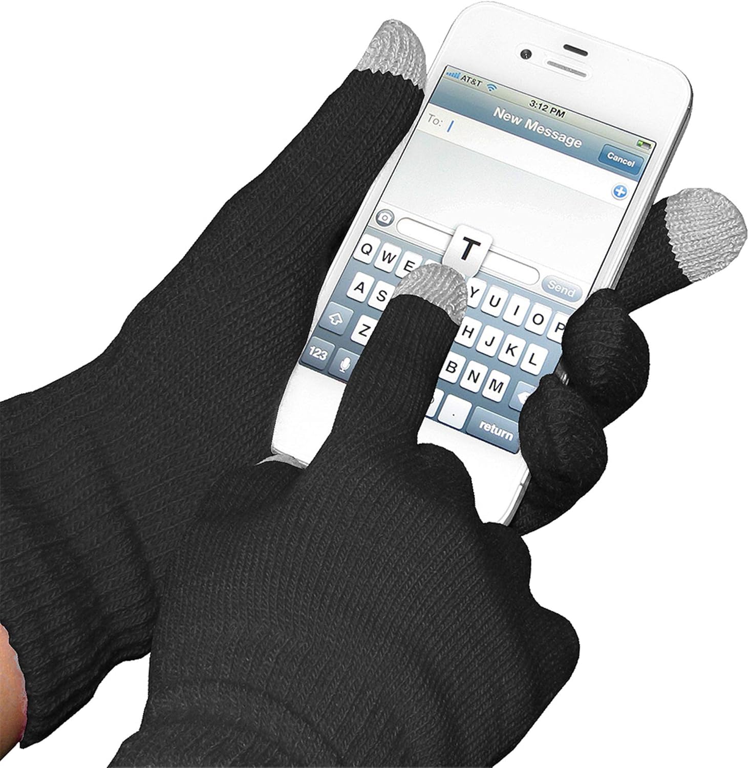 Guantes Gloves Touch Screen para Usar los Guantes con tu teléfono móvil, Talla única