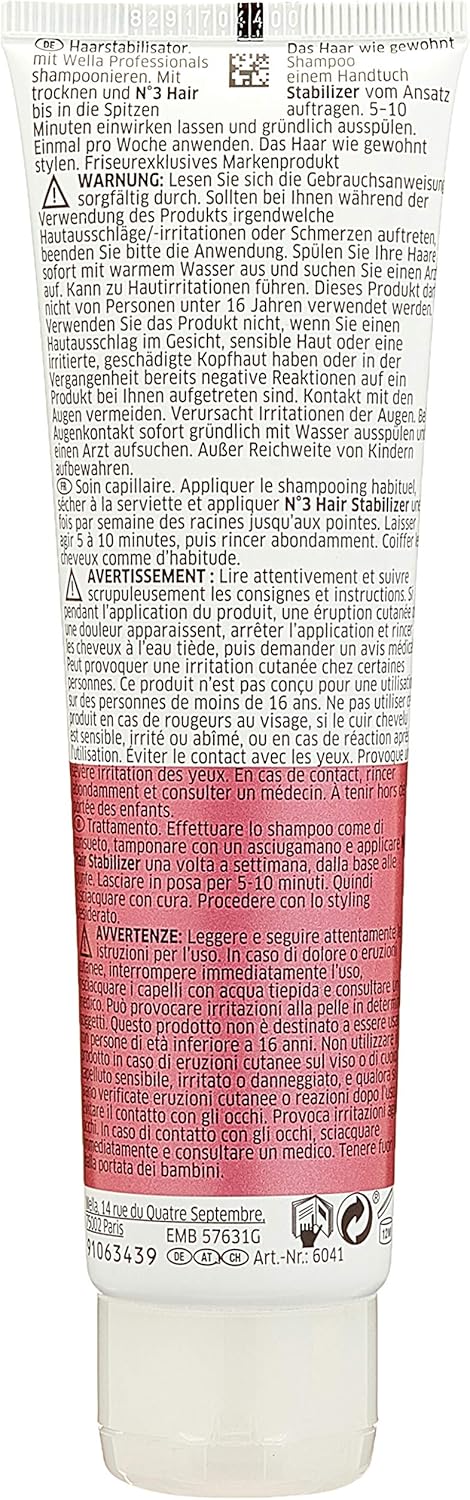 Wella plex No.3 Hair Stabilizer, 0.1 kg, White, 100 ml (Pack of 1) - Image 5