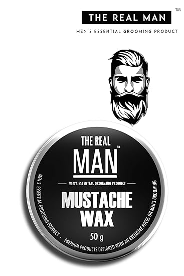 Buy The Real Man Moustache Wax 100 Percent Organic Moustache Wax