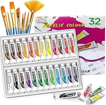 Painting Brush And Colors Painting Brush And Colors