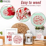 VINYL FROG Glossy Red Permanent Vinyl 12x10 ft Self Adhesive Craft Vinyl view 3