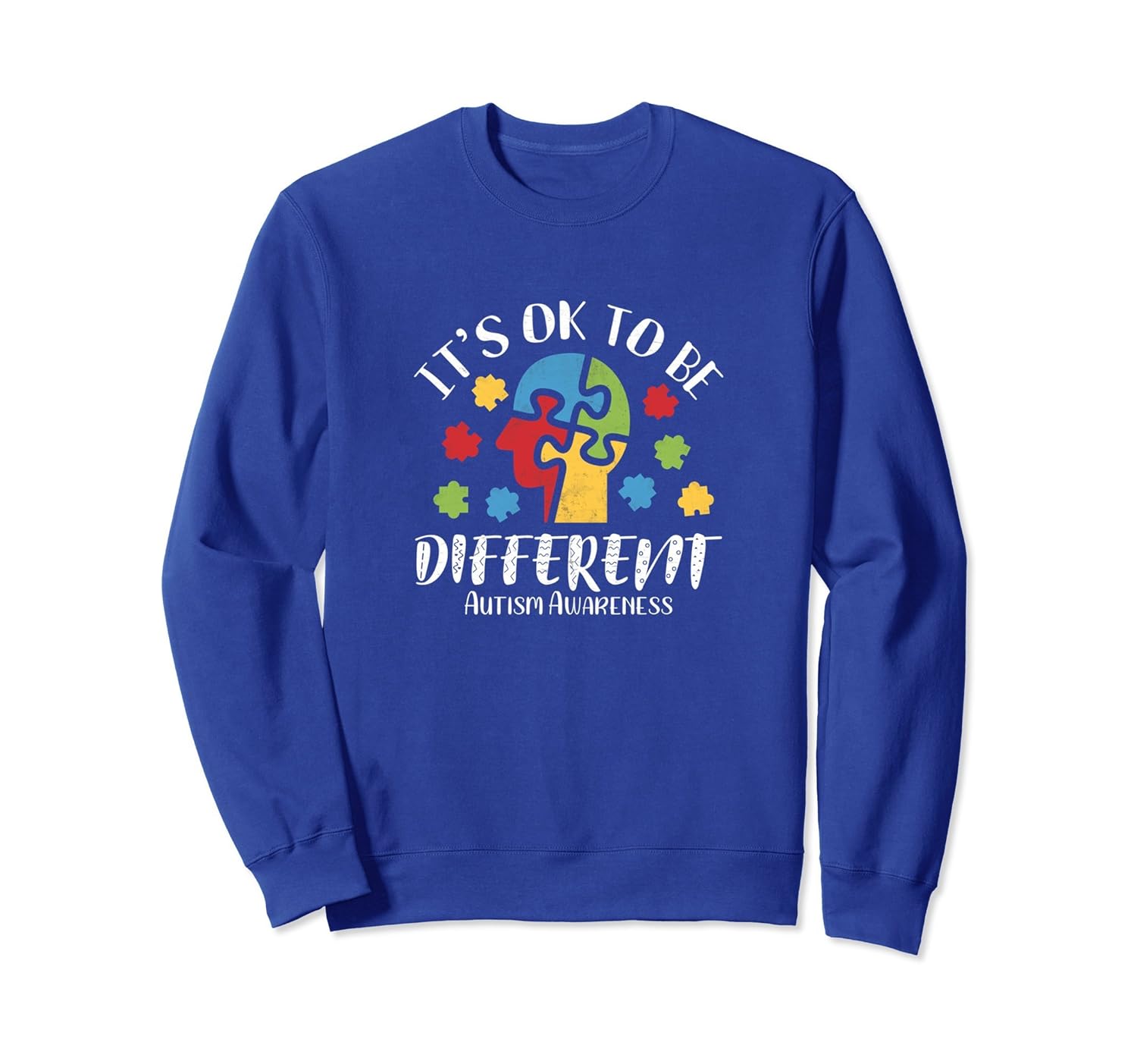 It's OK To Be Different Autism Awareness Support Sweatshirt-anz