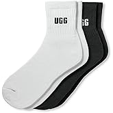 UGG Women's Quinlin Logo Quarter 2 Pack Socks