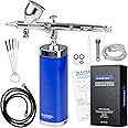 Master Airbrush Powerful Cordless Handheld Multipurpose Airbrushing System Kit - 20 to 36 PSI, Rechargeable Professional Artist Set, How to Guide - Acrylic Paint, Makeup, Cake, Hobbies Crafts, Model