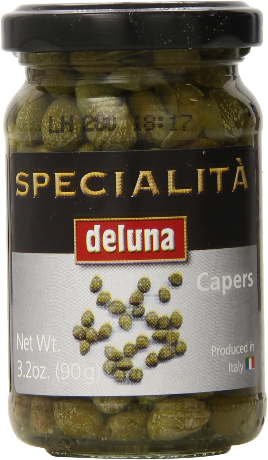 Deluna Capers, 3.2 Ounce (Pack of 12)
