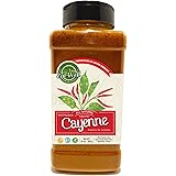 Eat Well Premium Foods - Ground Cayenne Pepper Powder - 16oz / 1 Pound , Bulk Spice with Shaker Top, Red Pepper Ground, 100% 