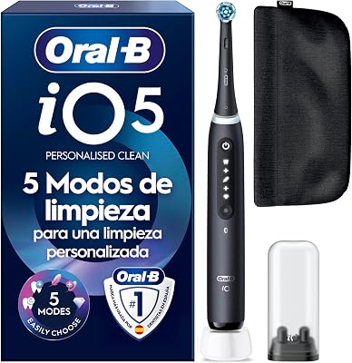 iO 5 Cepillo de Dientes Eléctrico con 1 Cabezal, Negro
